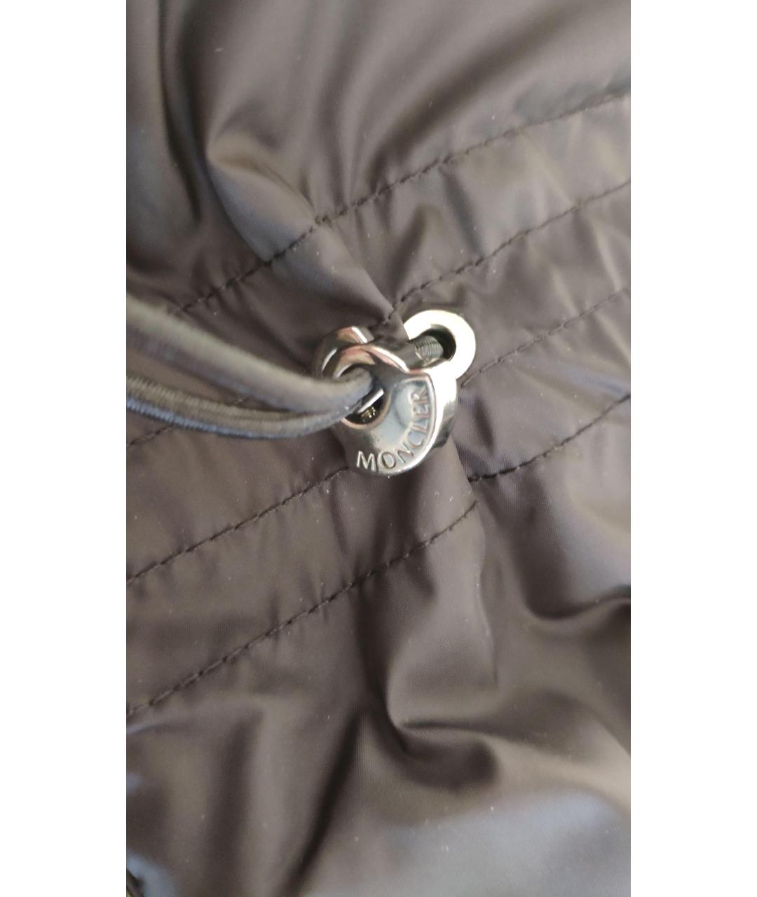 MONCLER Хаки нейлоновый пуховик, фото 8