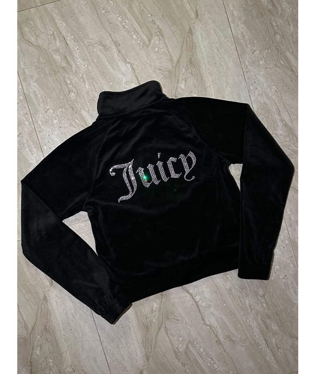 JUICY COUTURE Черный велюровый спортивные костюмы, фото 2