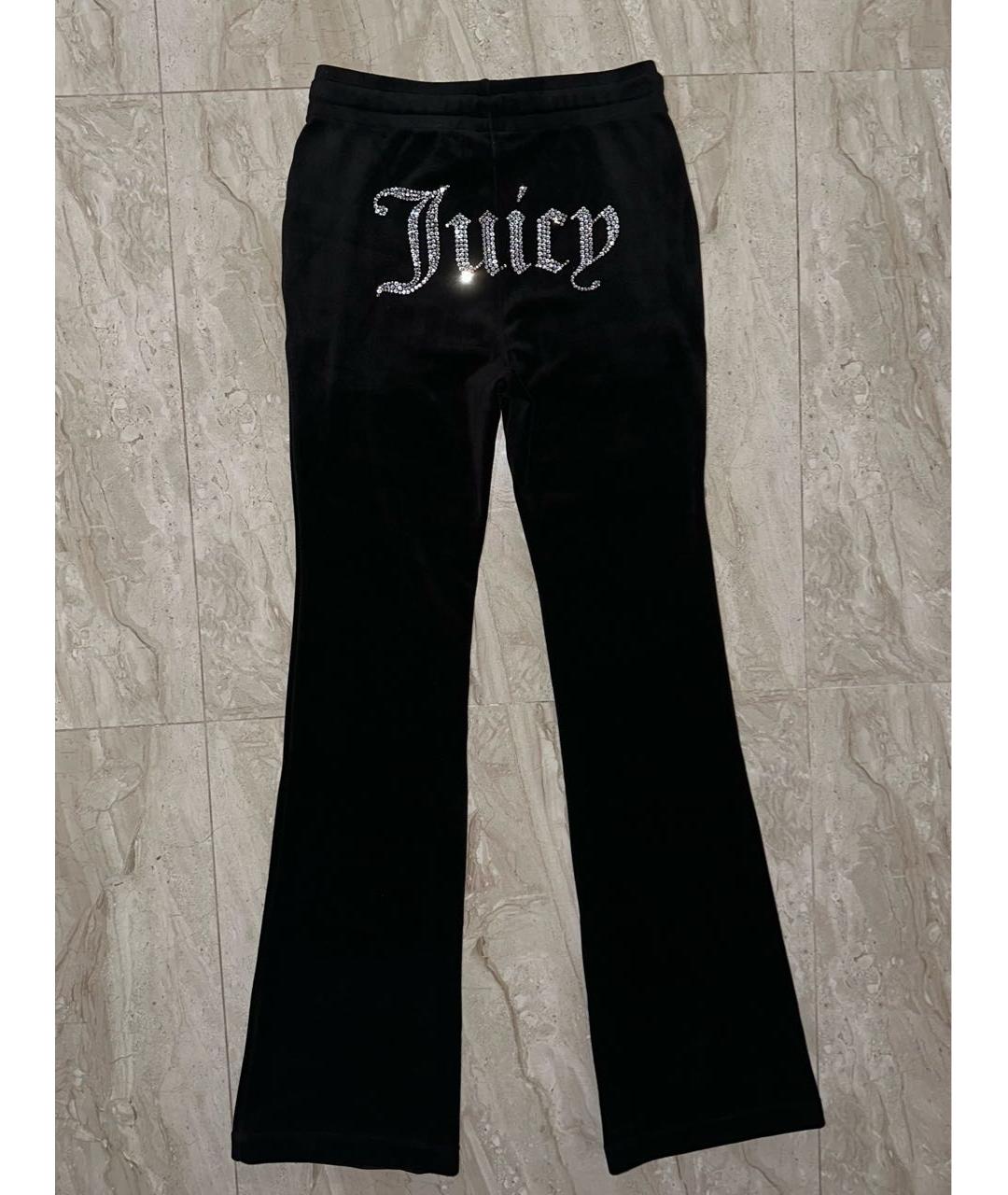 JUICY COUTURE Черный велюровый спортивные костюмы, фото 7