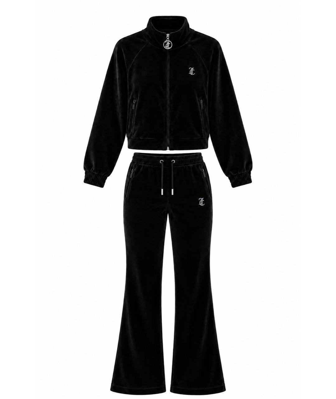 JUICY COUTURE Черный велюровый спортивные костюмы, фото 1