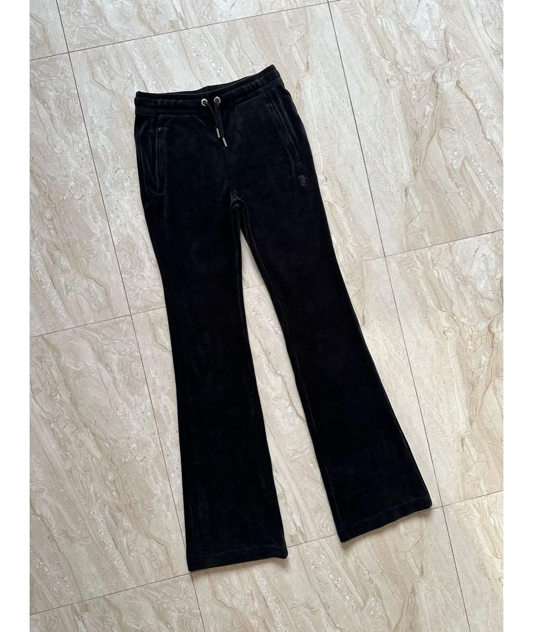 JUICY COUTURE Черный велюровый спортивные костюмы, фото 7