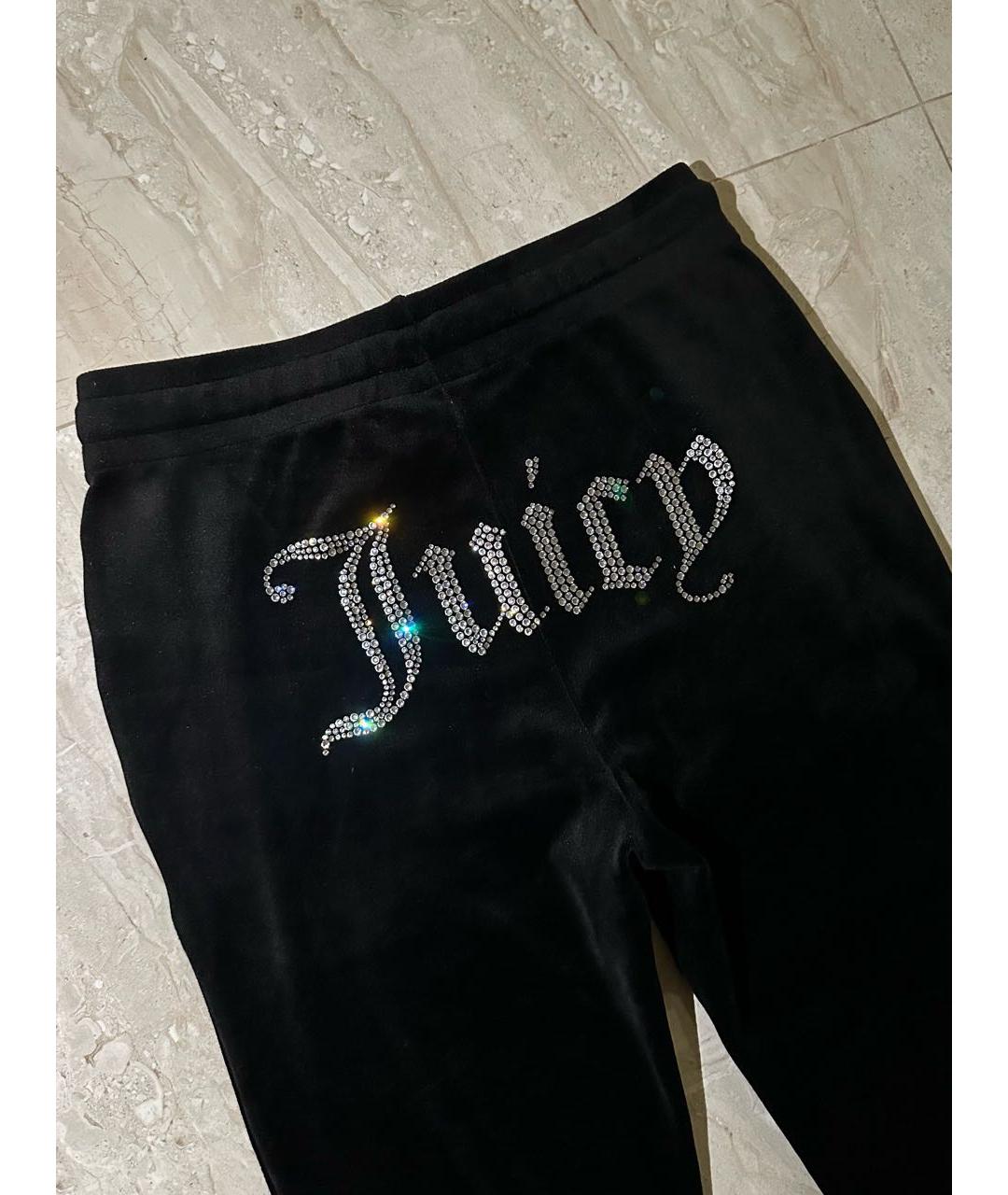 JUICY COUTURE Черный велюровый спортивные костюмы, фото 7