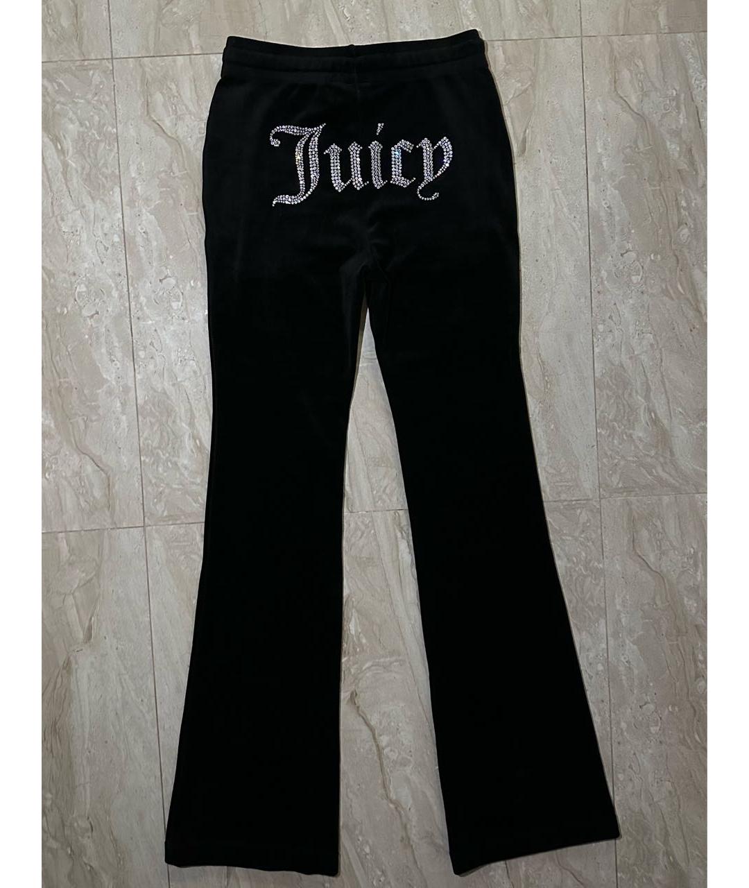 JUICY COUTURE Черный велюровый спортивные костюмы, фото 6