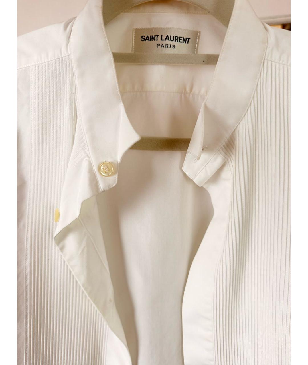 SAINT LAURENT Белая рубашка, фото 3
