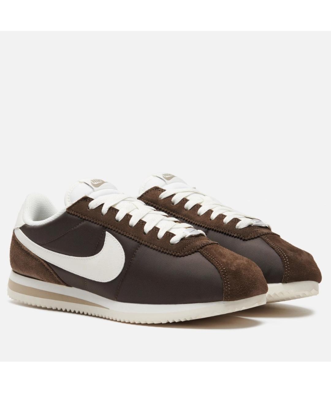 NIKE Коричневые замшевые кроссовки, фото 2
