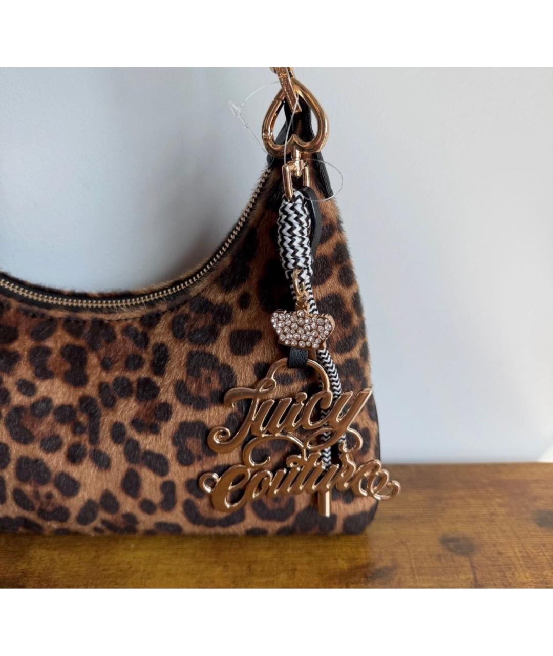 JUICY COUTURE Коричневая сумка через плечо, фото 2