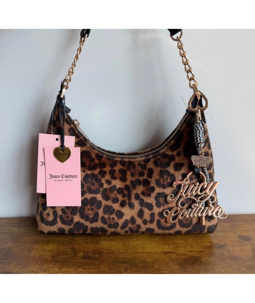JUICY COUTURE Коричневая сумка через плечо, фото 5