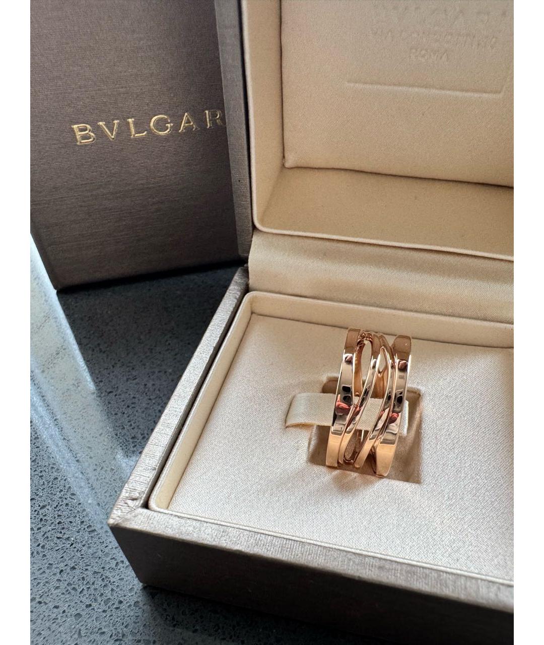 BVLGARI Золотое кольцо из розового золота, фото 4