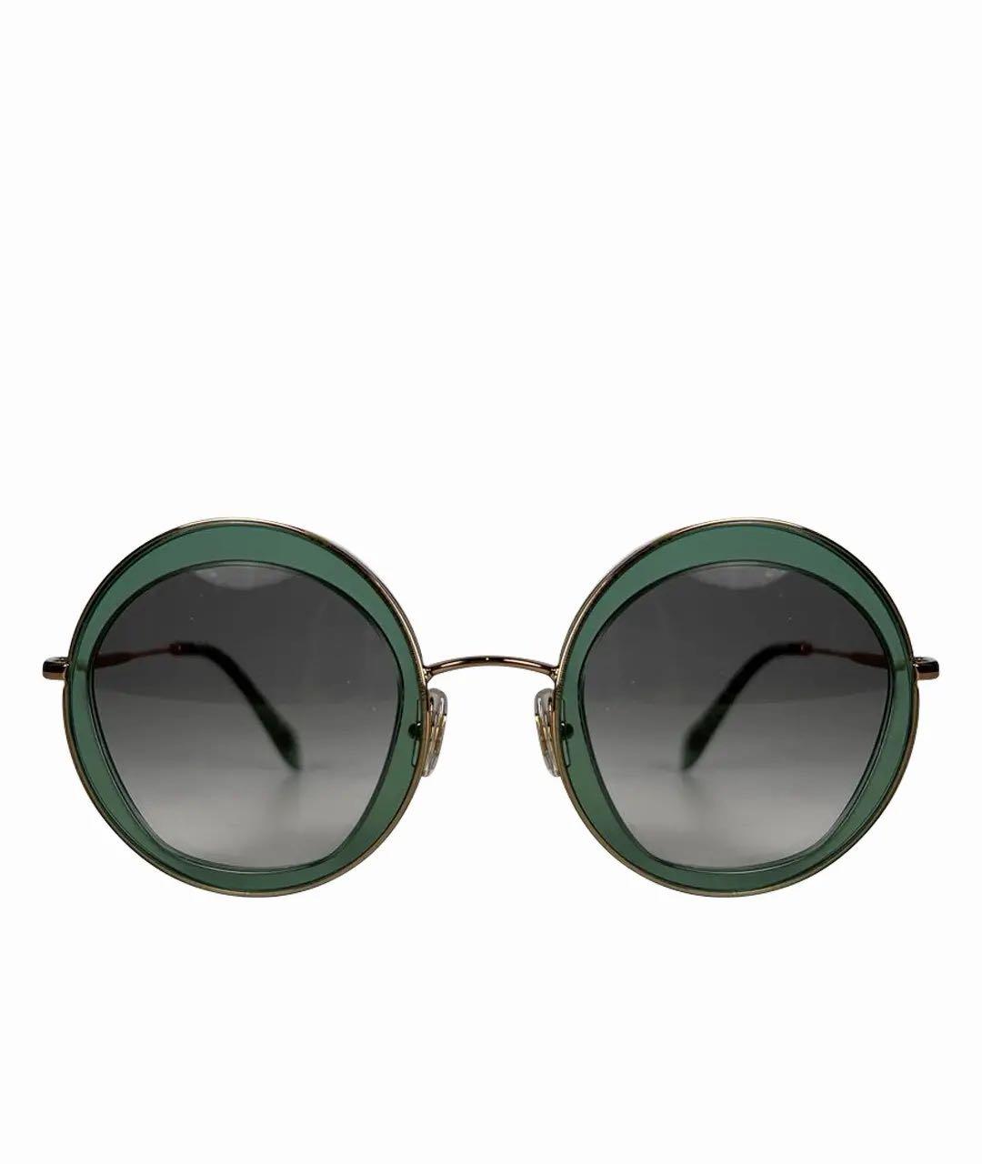 MIU MIU Зеленые солнцезащитные очки, фото 2