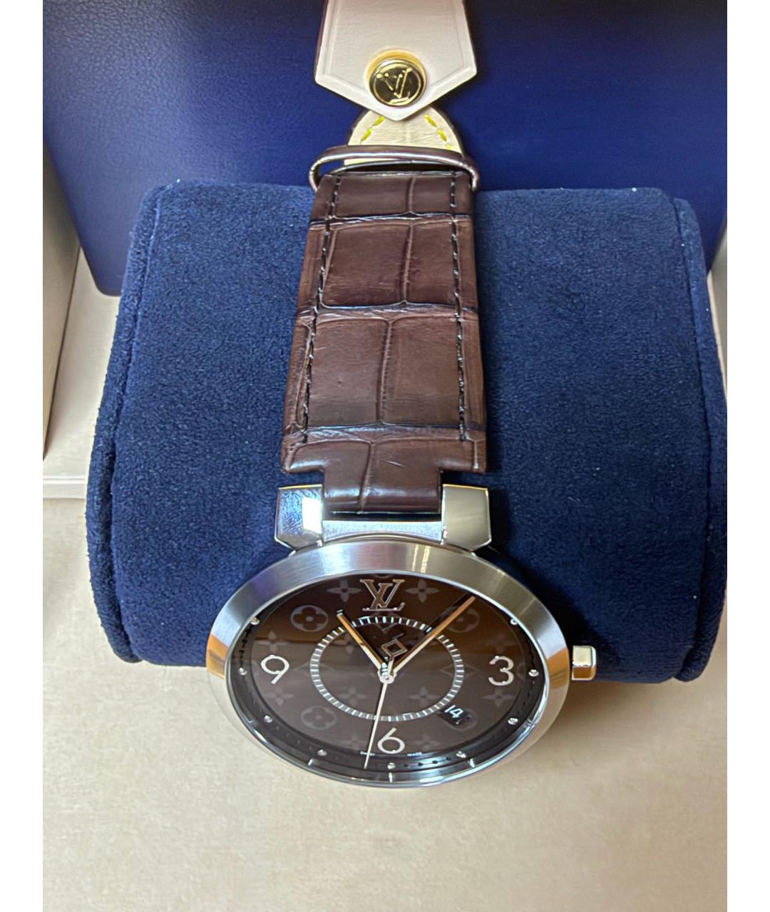 LOUIS VUITTON Серебряные стальные часы, фото 5