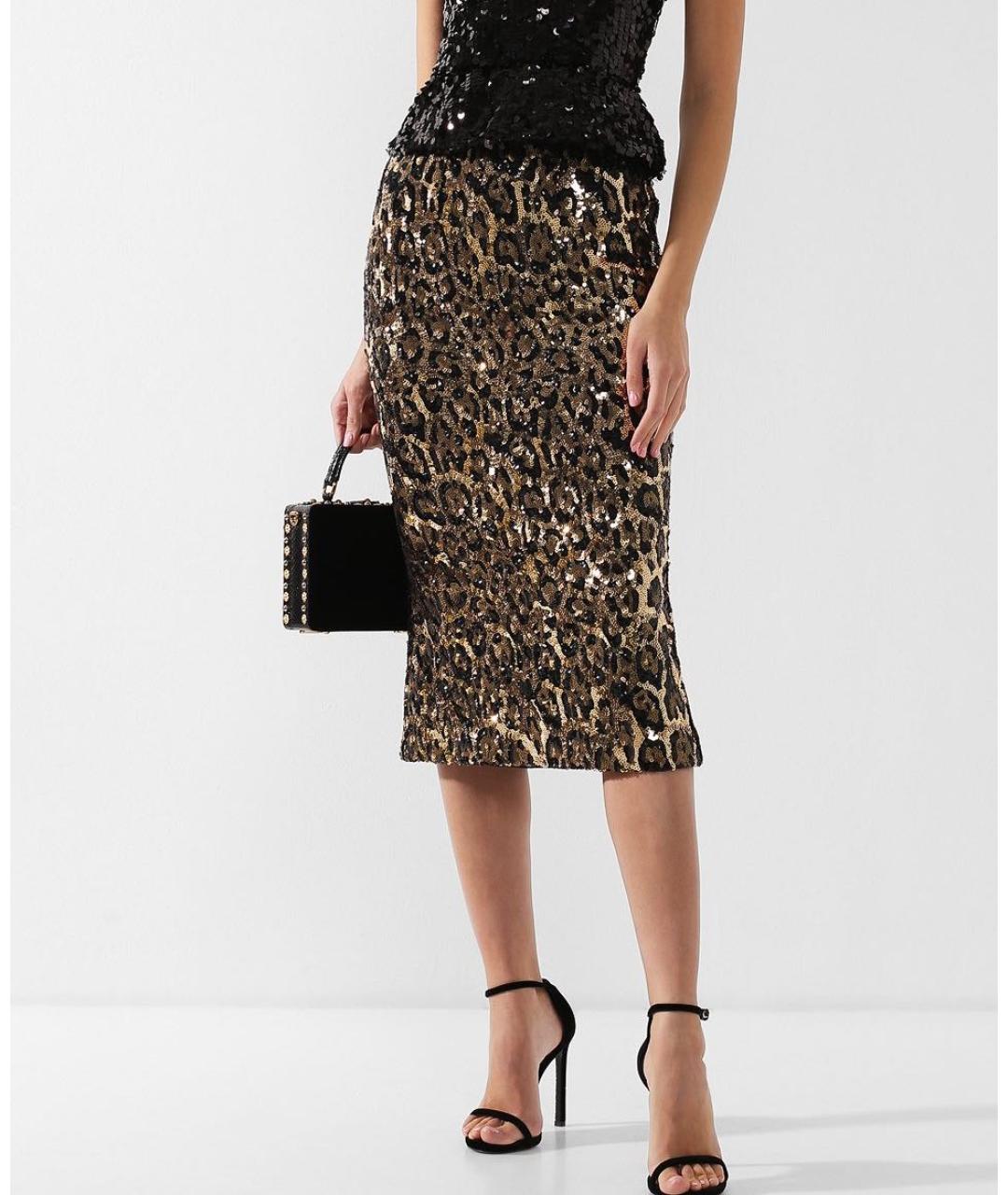 DOLCE&GABBANA Мульти юбка миди, фото 2
