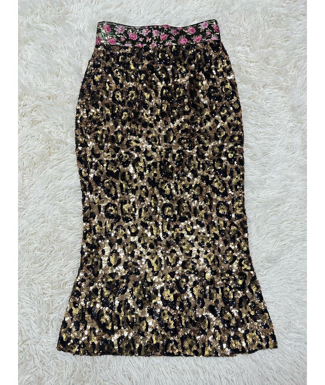 DOLCE&GABBANA Мульти юбка миди, фото 8