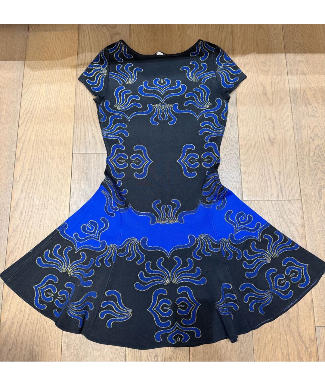 DIANE VON FURSTENBERG Черное вискозное коктейльное платье, фото 2