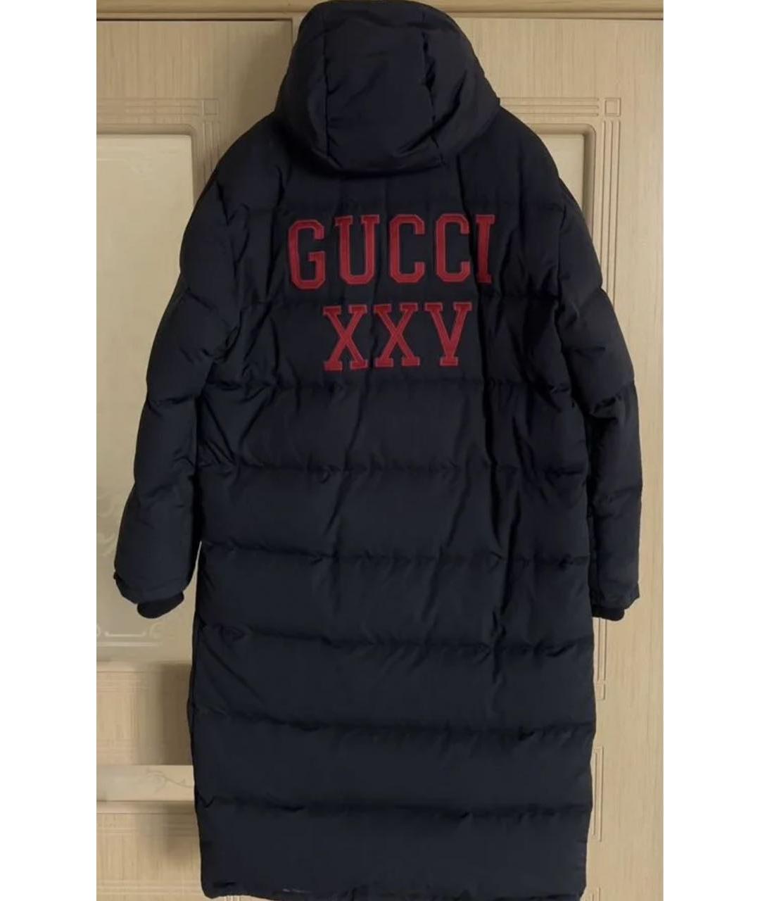 GUCCI Темно-синий пуховик, фото 2