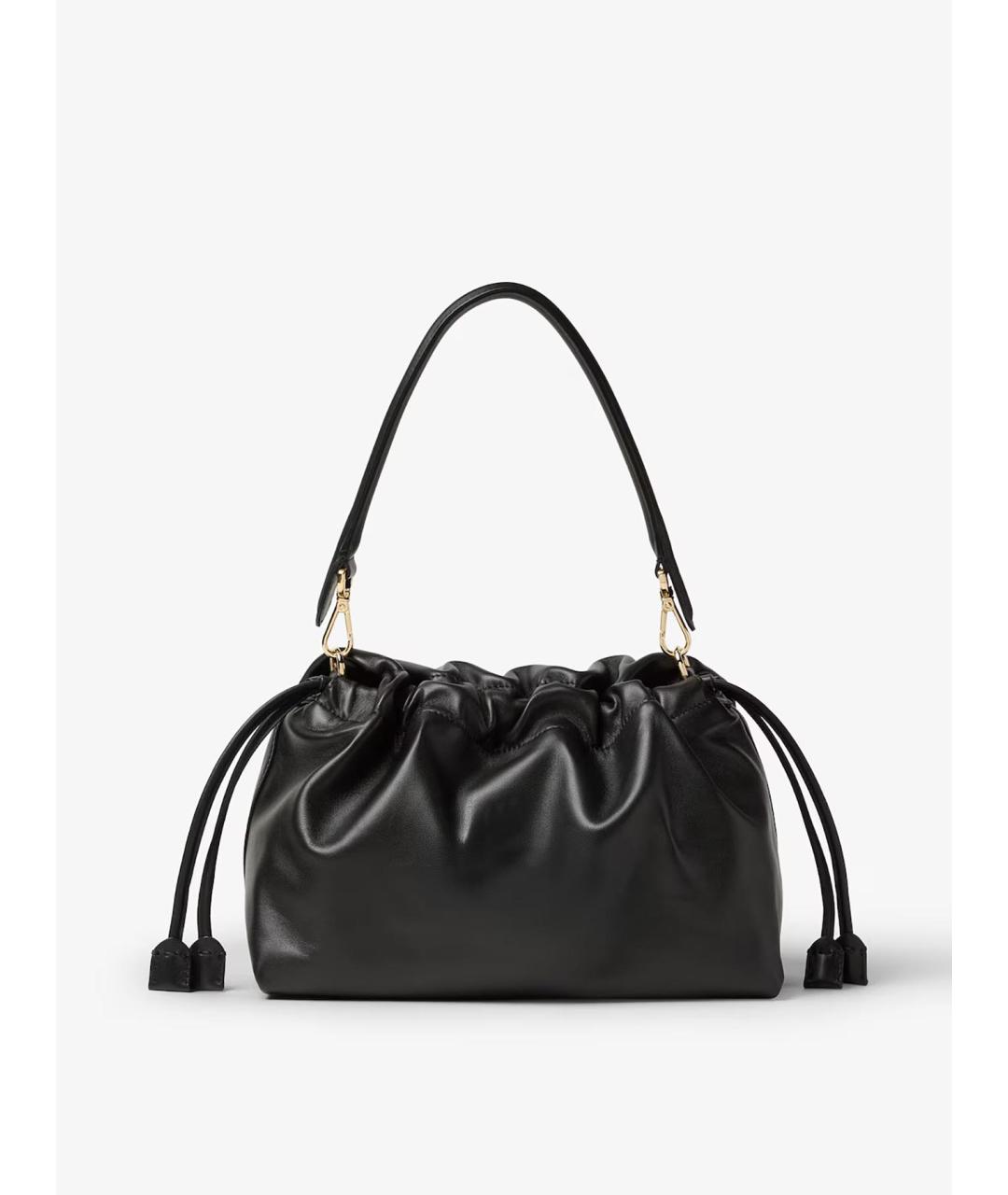 FENDI Черная кожаная сумка через плечо, фото 4