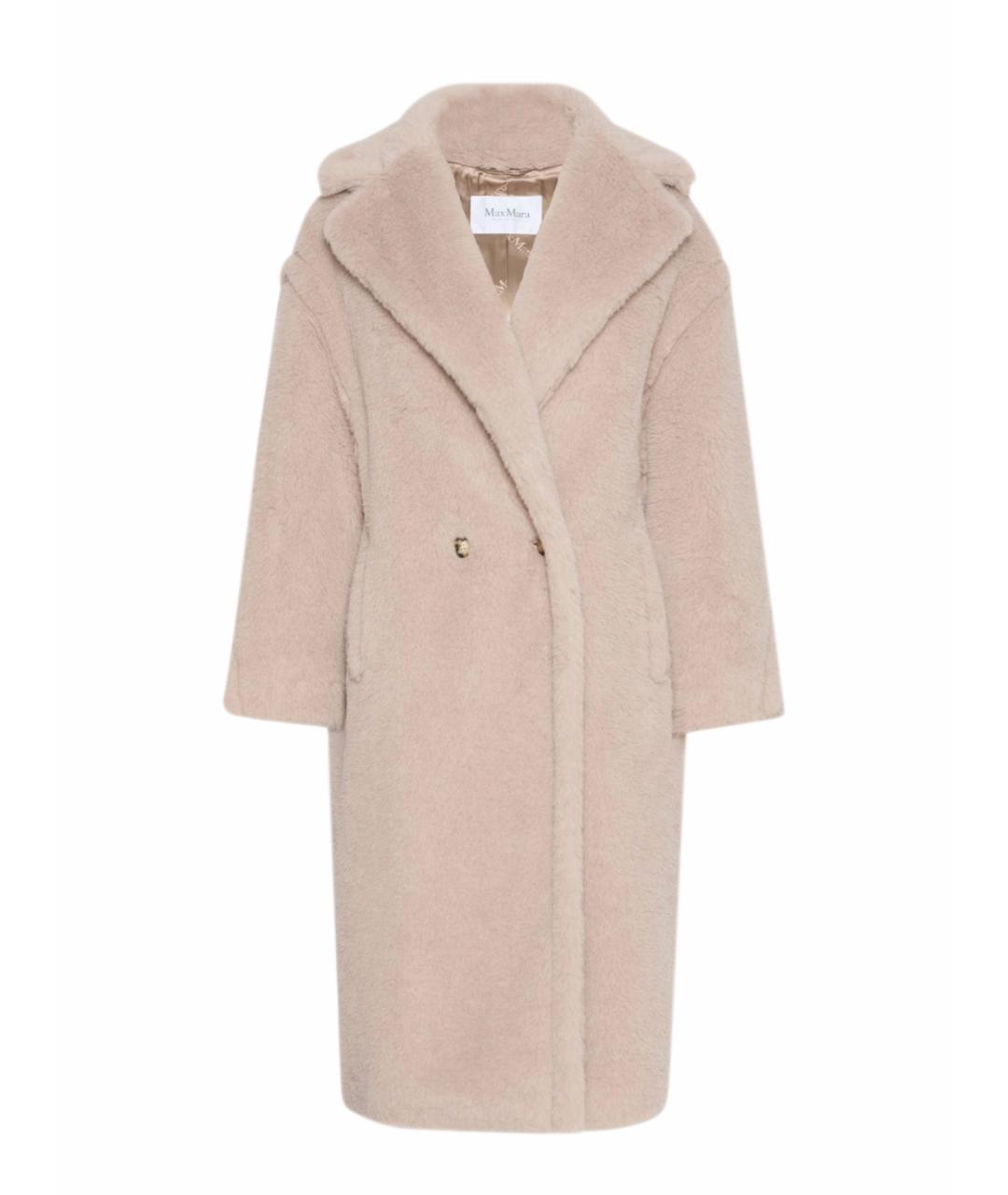 MAX MARA Бежевое шерстяное пальто, фото 1