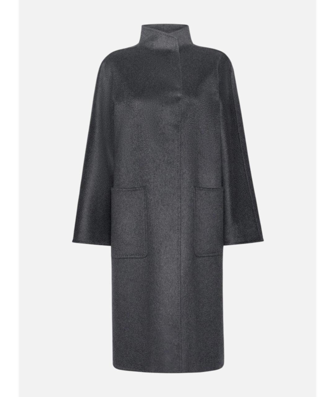 MAX MARA Серое шерстяное пальто, фото 2