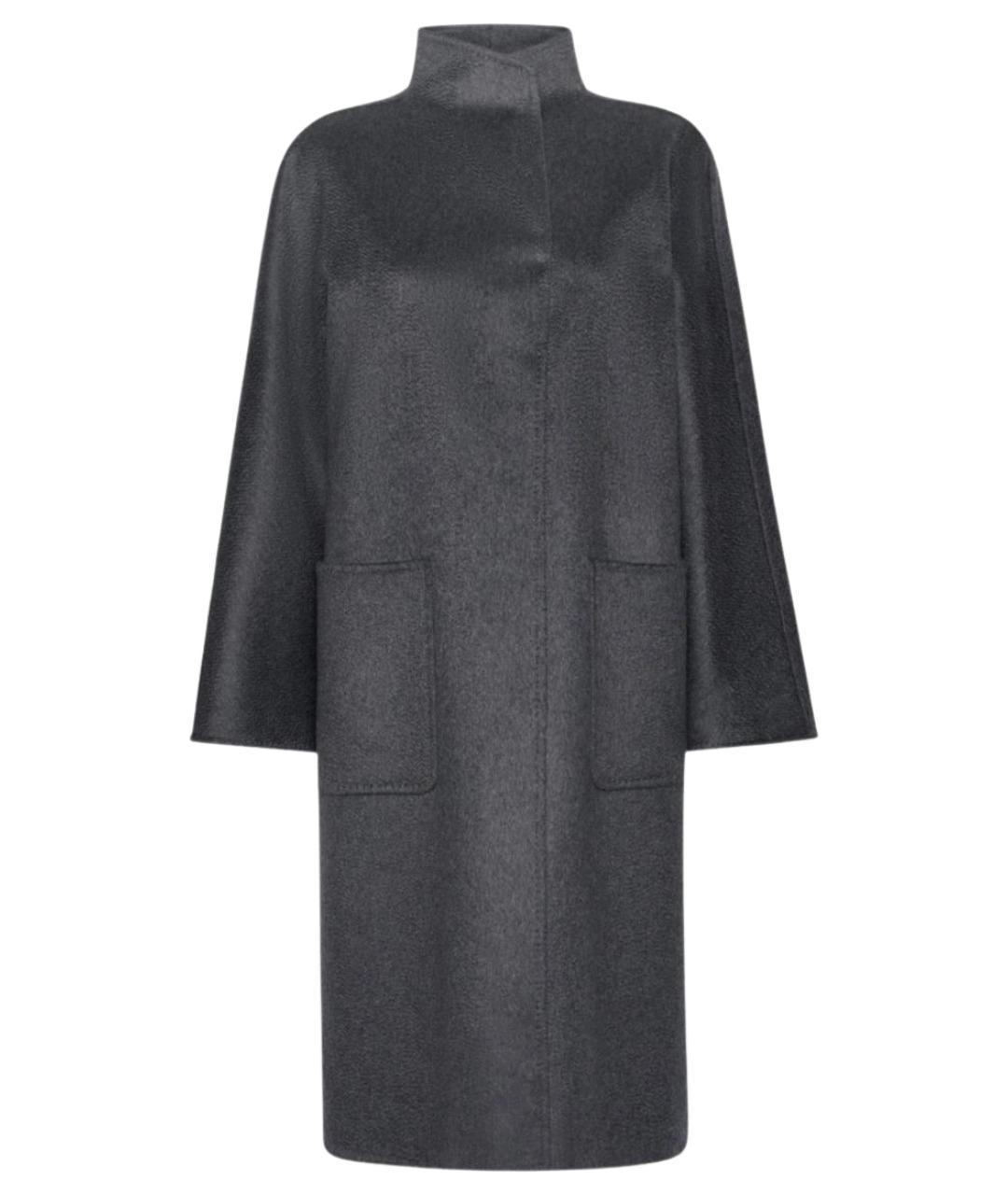 MAX MARA Серое шерстяное пальто, фото 1