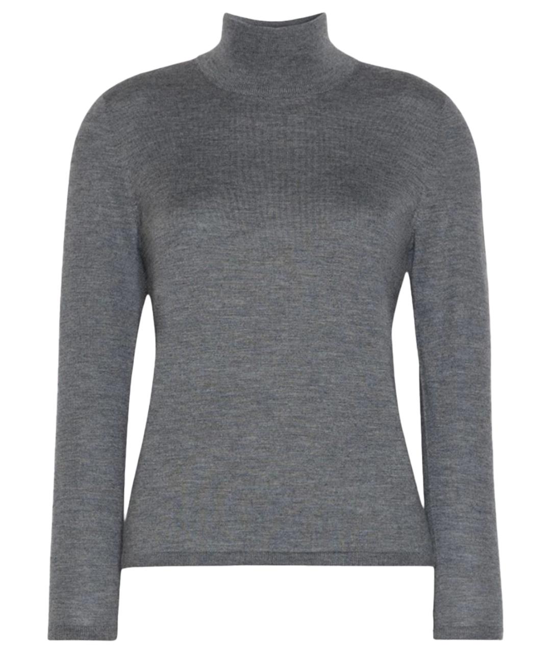 MAX MARA Серая кашемировая водолазка, фото 1