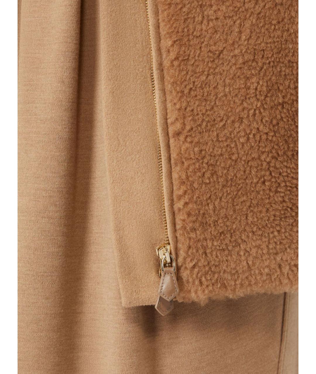 MAX MARA Бежевая шерстяная куртка, фото 5