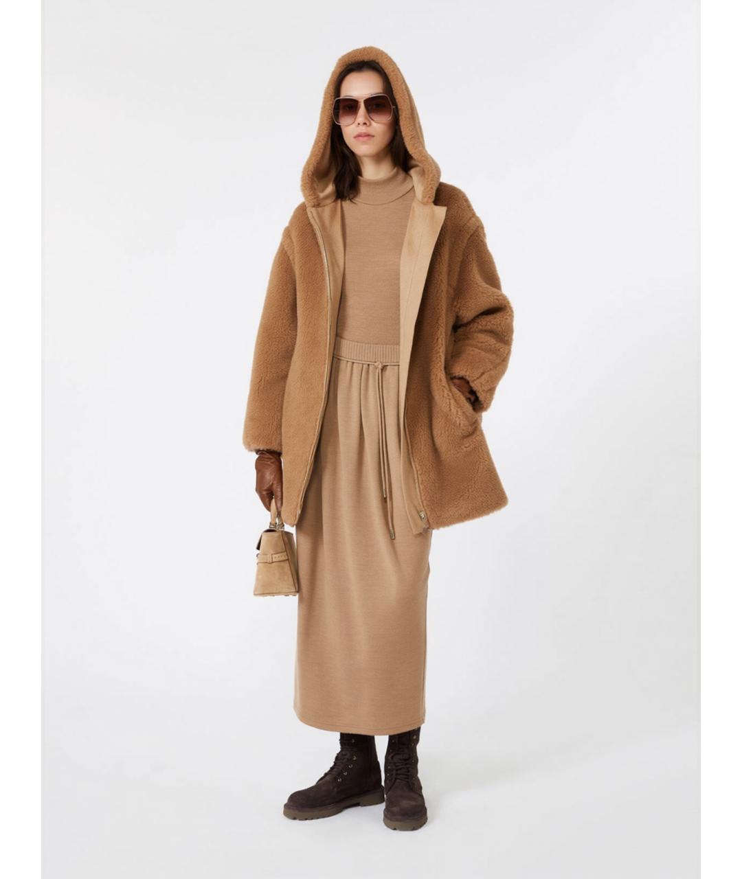 MAX MARA Бежевая шерстяная куртка, фото 2