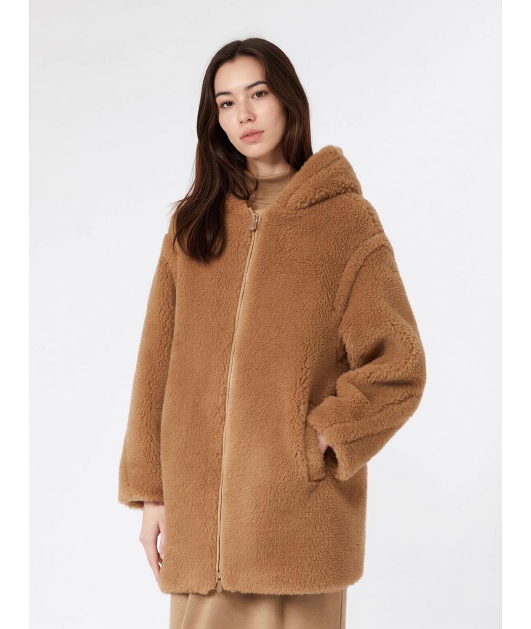 MAX MARA Бежевая шерстяная куртка, фото 3