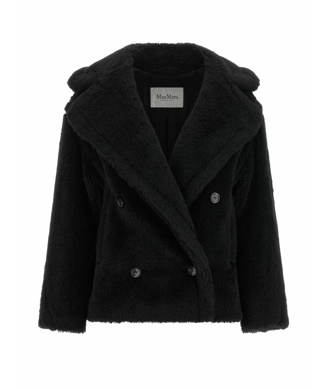 MAX MARA Черное шерстяное пальто, фото 1