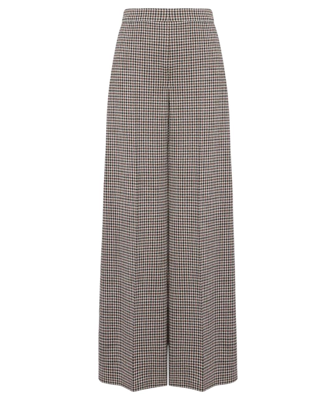 MAX MARA Мульти шерстяные прямые брюки, фото 1