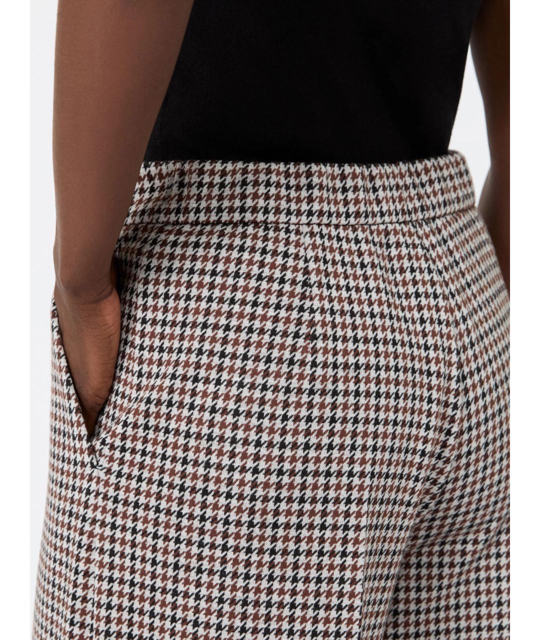MAX MARA Мульти шерстяные прямые брюки, фото 5