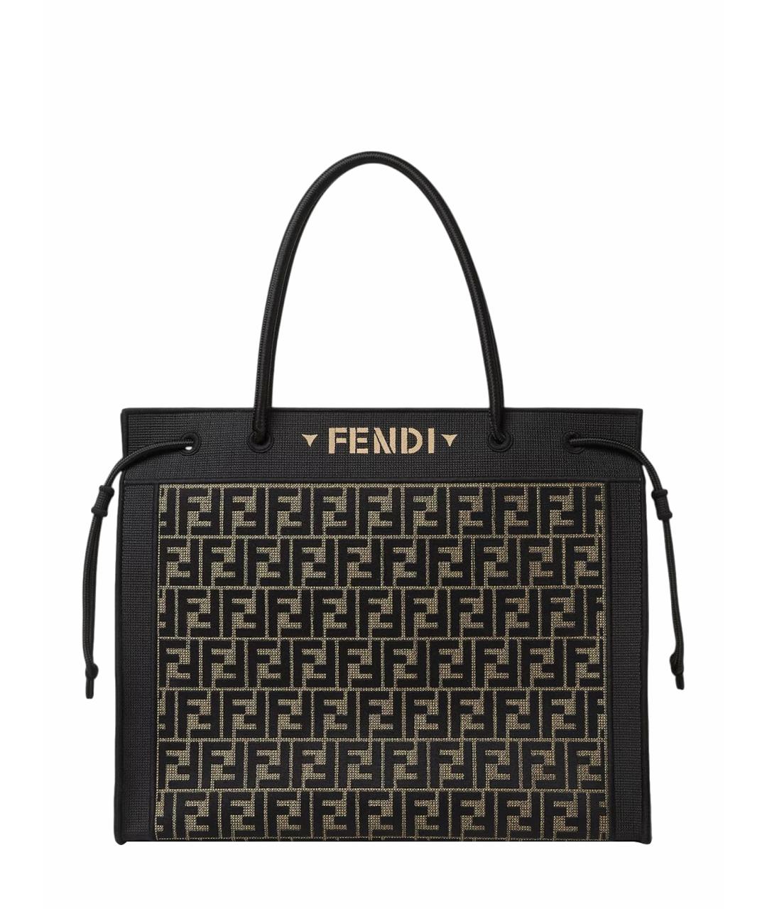 FENDI Мульти хлопковая сумка тоут, фото 1