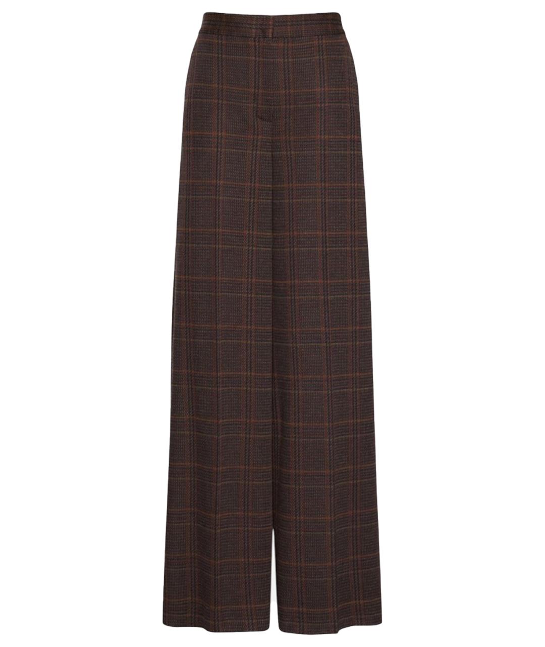 MAX MARA Мульти шерстяные брюки широкие, фото 1