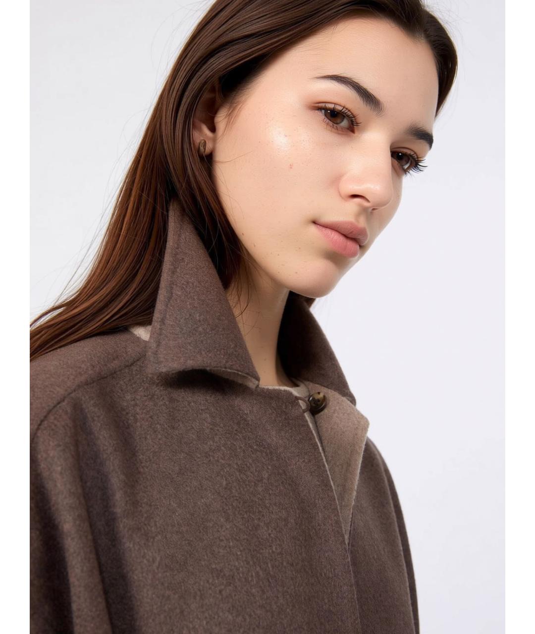 MAX MARA Коричневая кашемировая куртка, фото 4