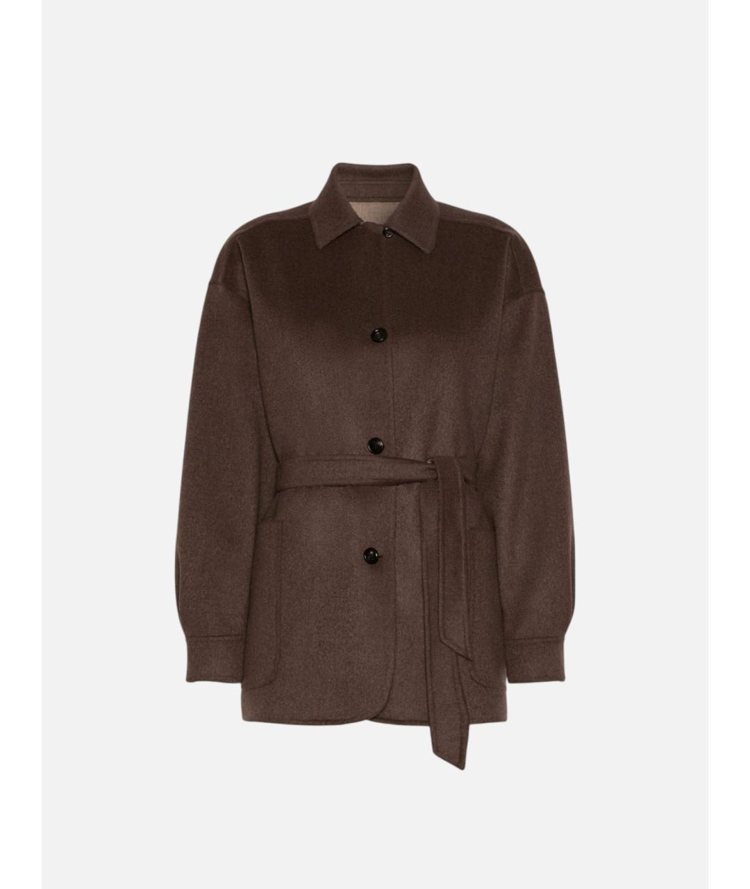 MAX MARA Коричневая кашемировая куртка, фото 2