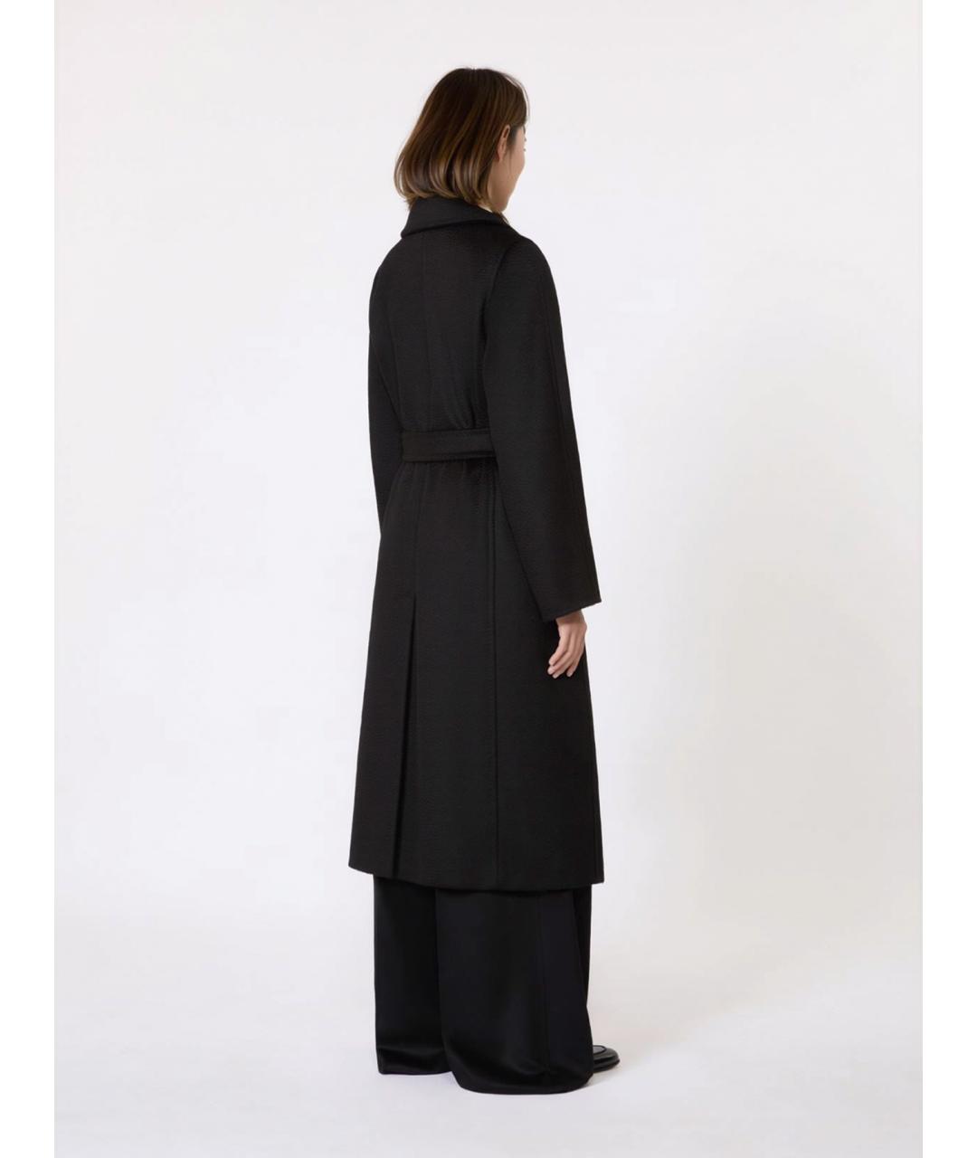 MAX MARA Черное шерстяное пальто, фото 3