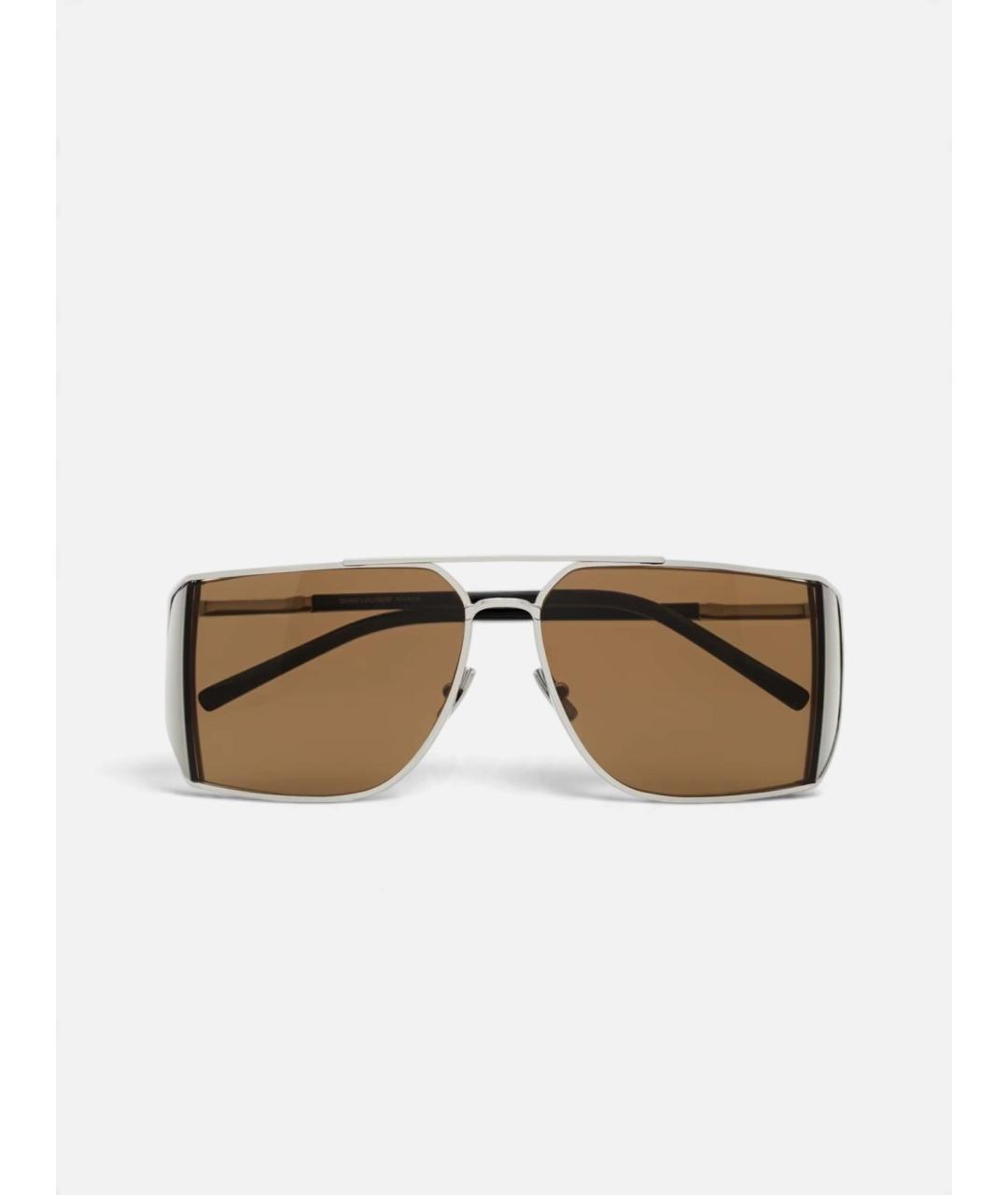 SAINT LAURENT Мульти металлические солнцезащитные очки, фото 3