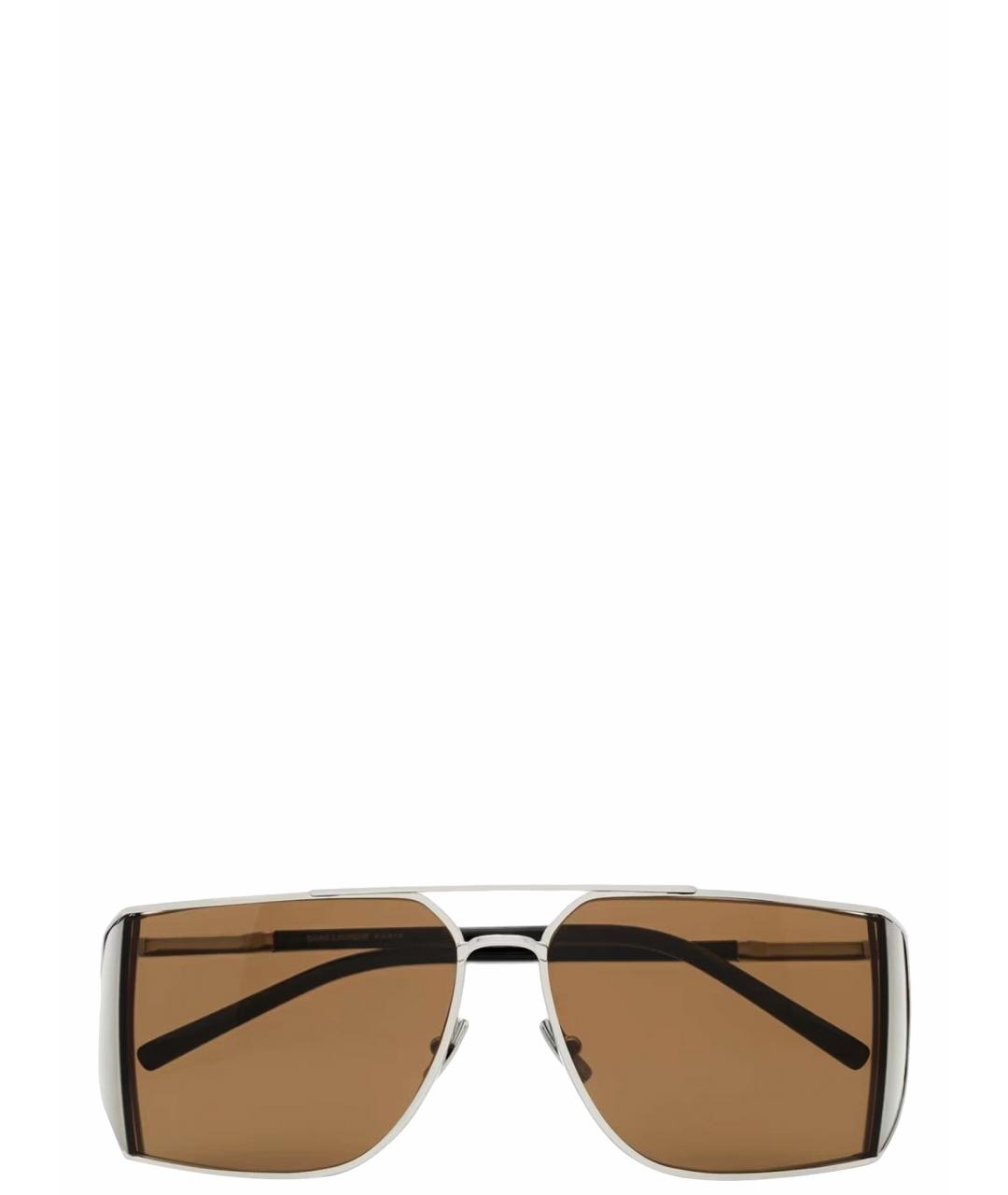 SAINT LAURENT Мульти металлические солнцезащитные очки, фото 1