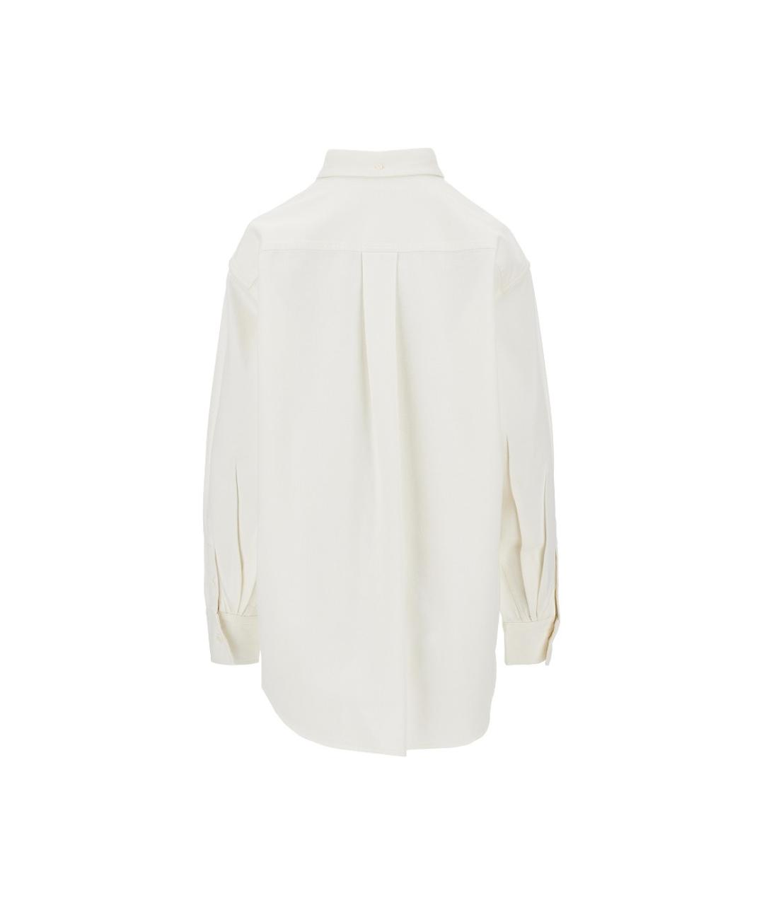 PHOEBE PHILO Белая хлопковая рубашка, фото 3