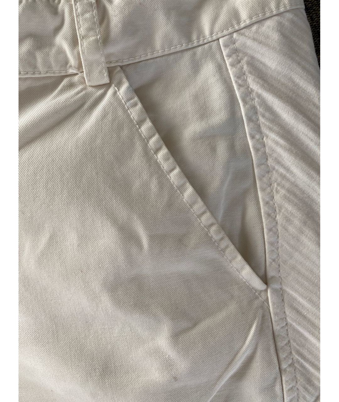 PINKO Белые хлопковые шорты, фото 4