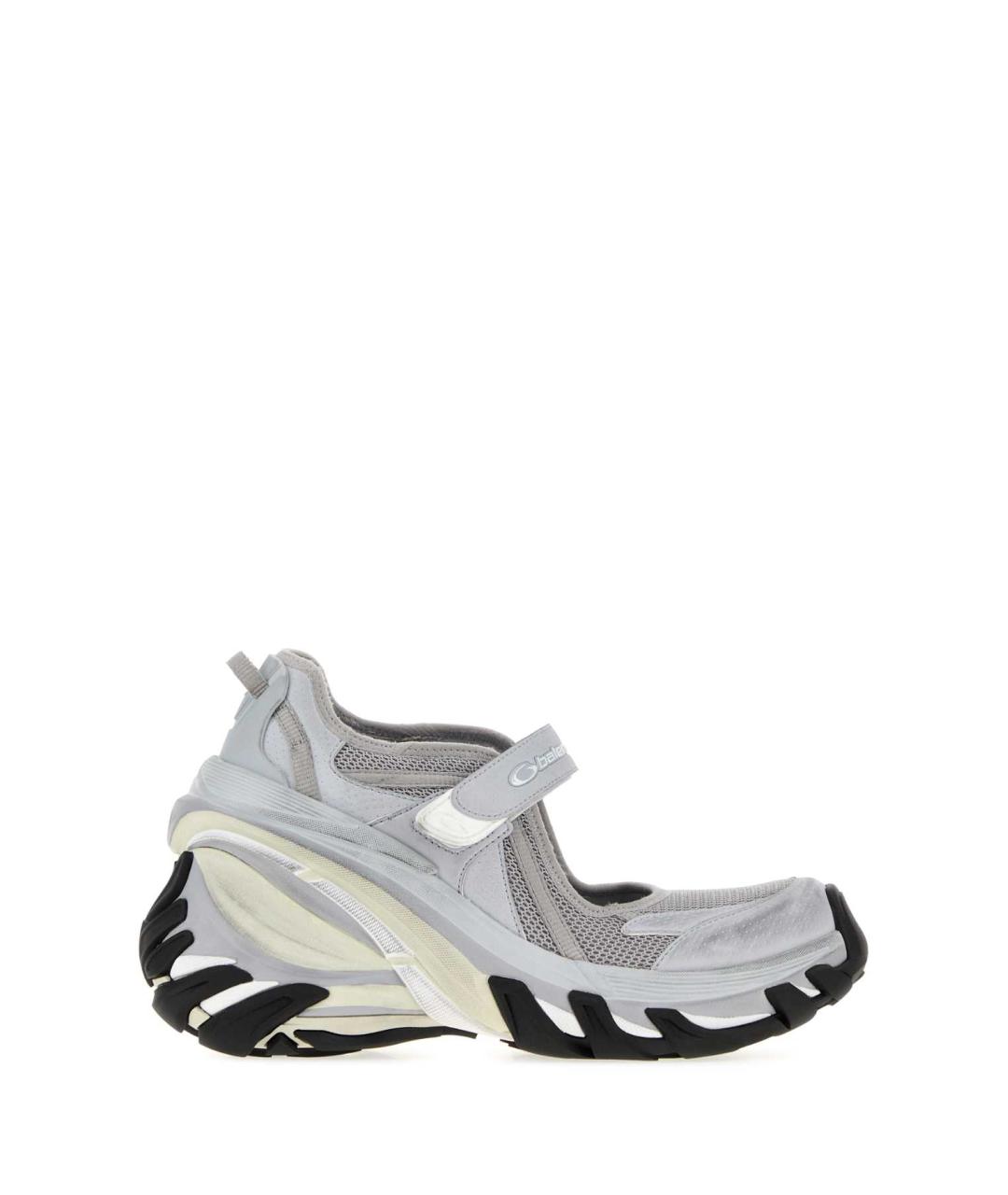BALENCIAGA Серые текстильные кроссовки, фото 1