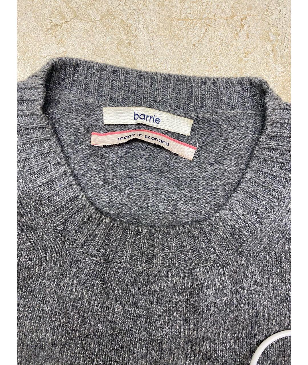 BARRIE Серый кашемировый джемпер / свитер, фото 3