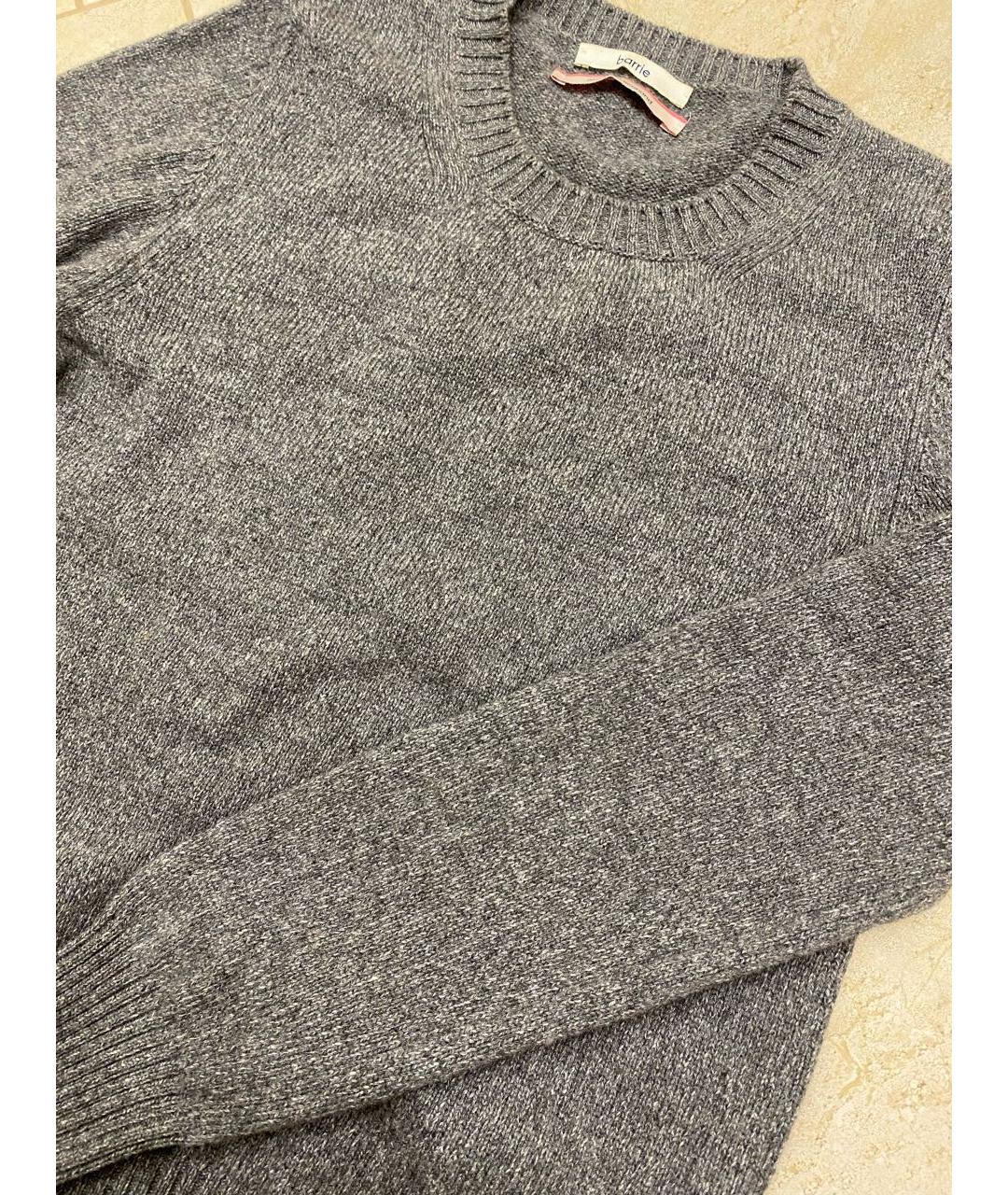 BARRIE Серый кашемировый джемпер / свитер, фото 4