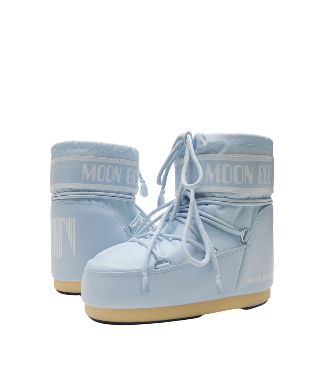 MOON BOOT Синие синтетические ботинки, фото 3