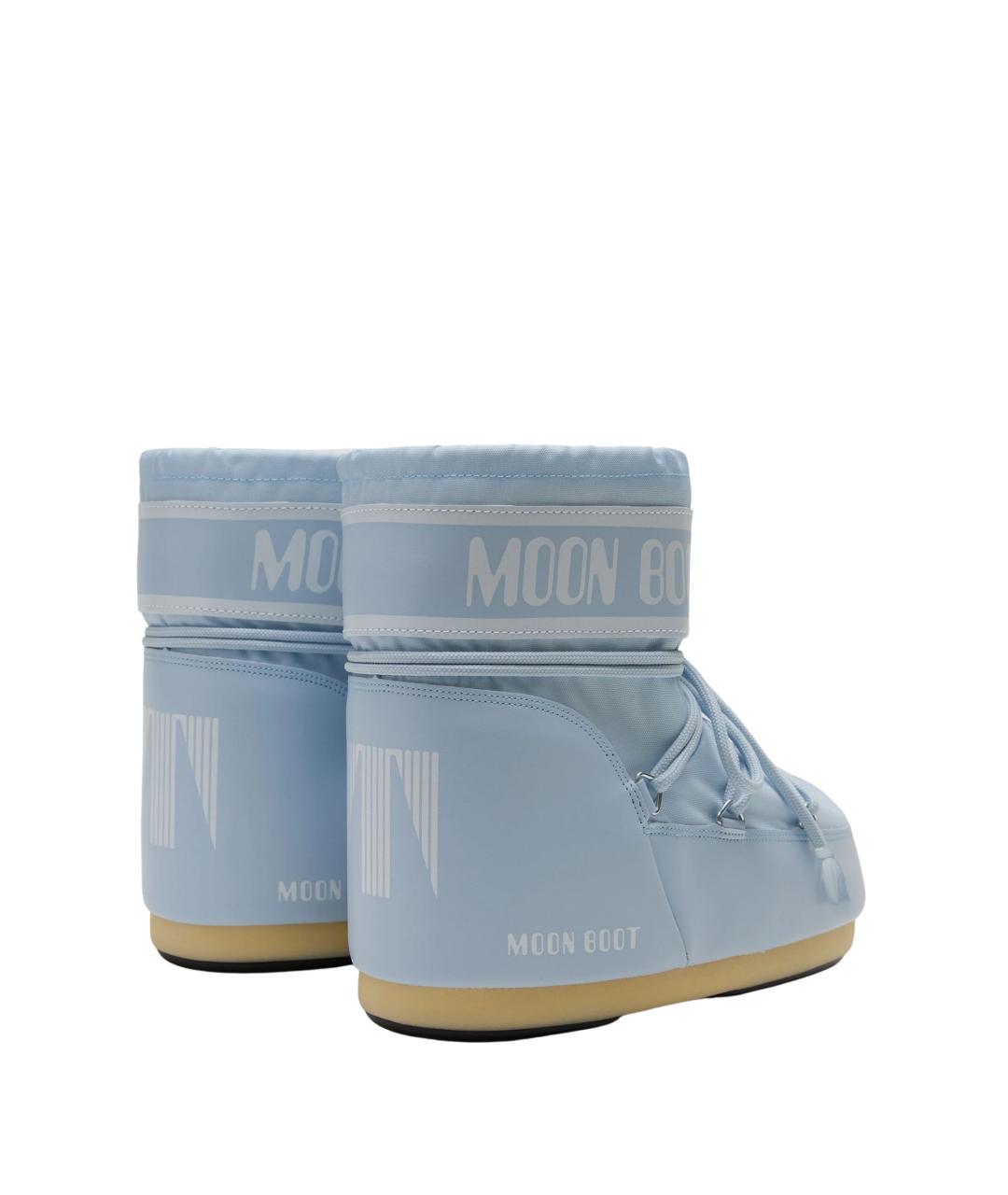 MOON BOOT Синие синтетические ботинки, фото 2