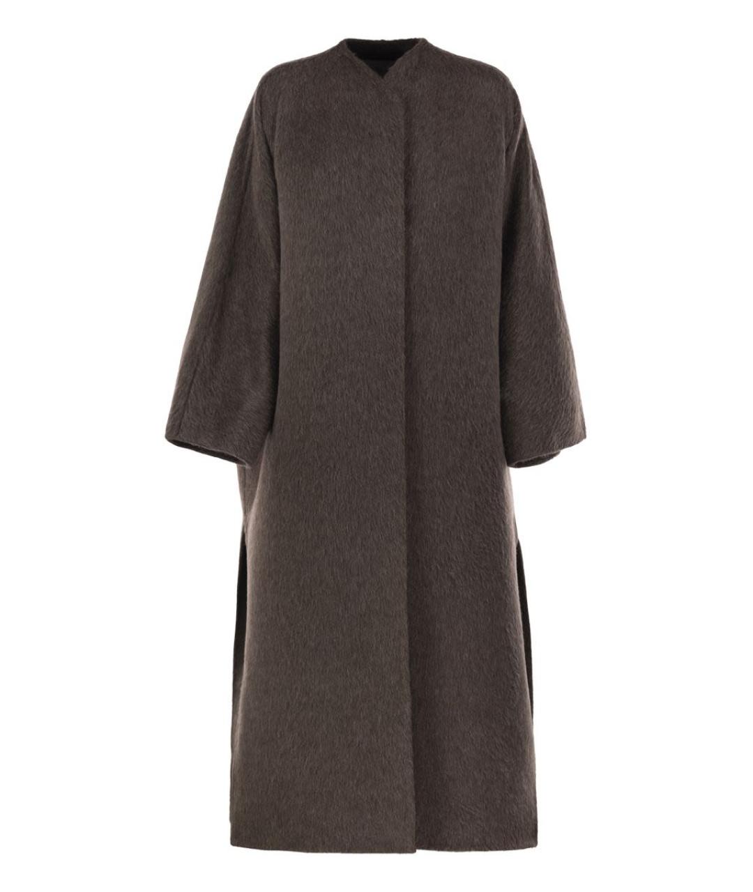 MAX MARA Серое шерстяное пальто, фото 1