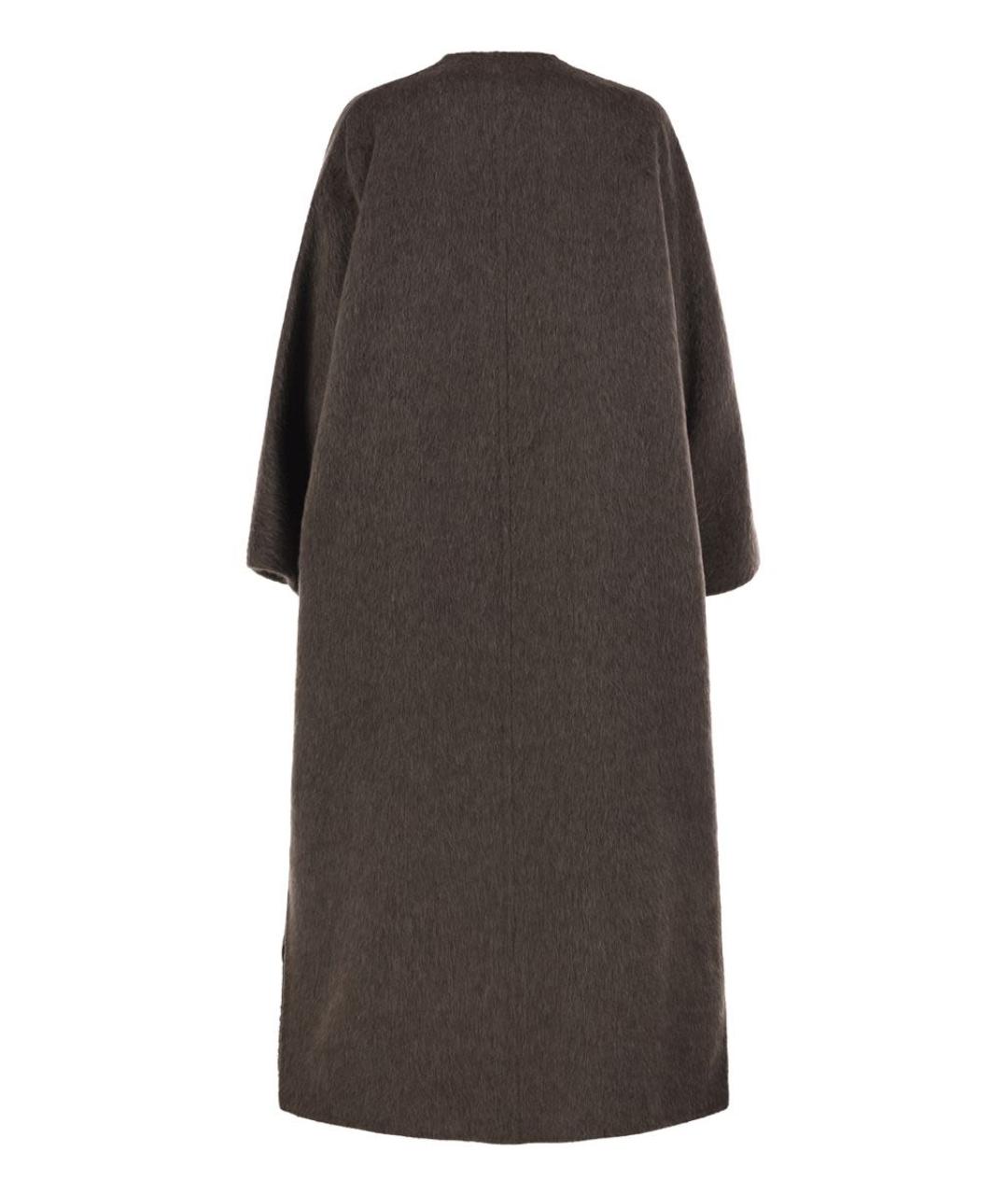 MAX MARA Серое шерстяное пальто, фото 2