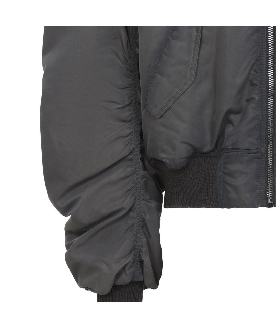 RICK OWENS Серая полиамидовая куртка, фото 3