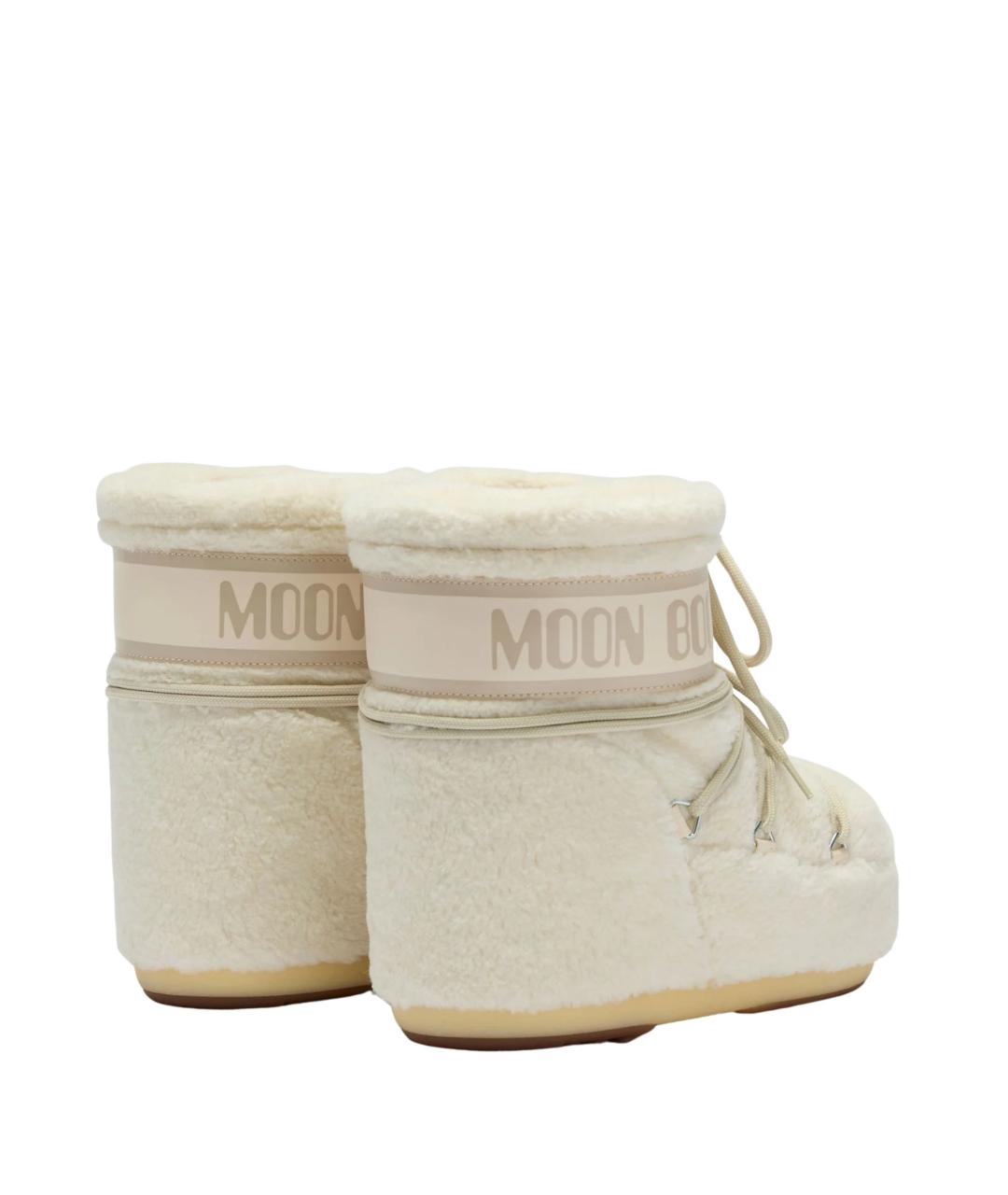 MOON BOOT Белые синтетические ботинки, фото 3