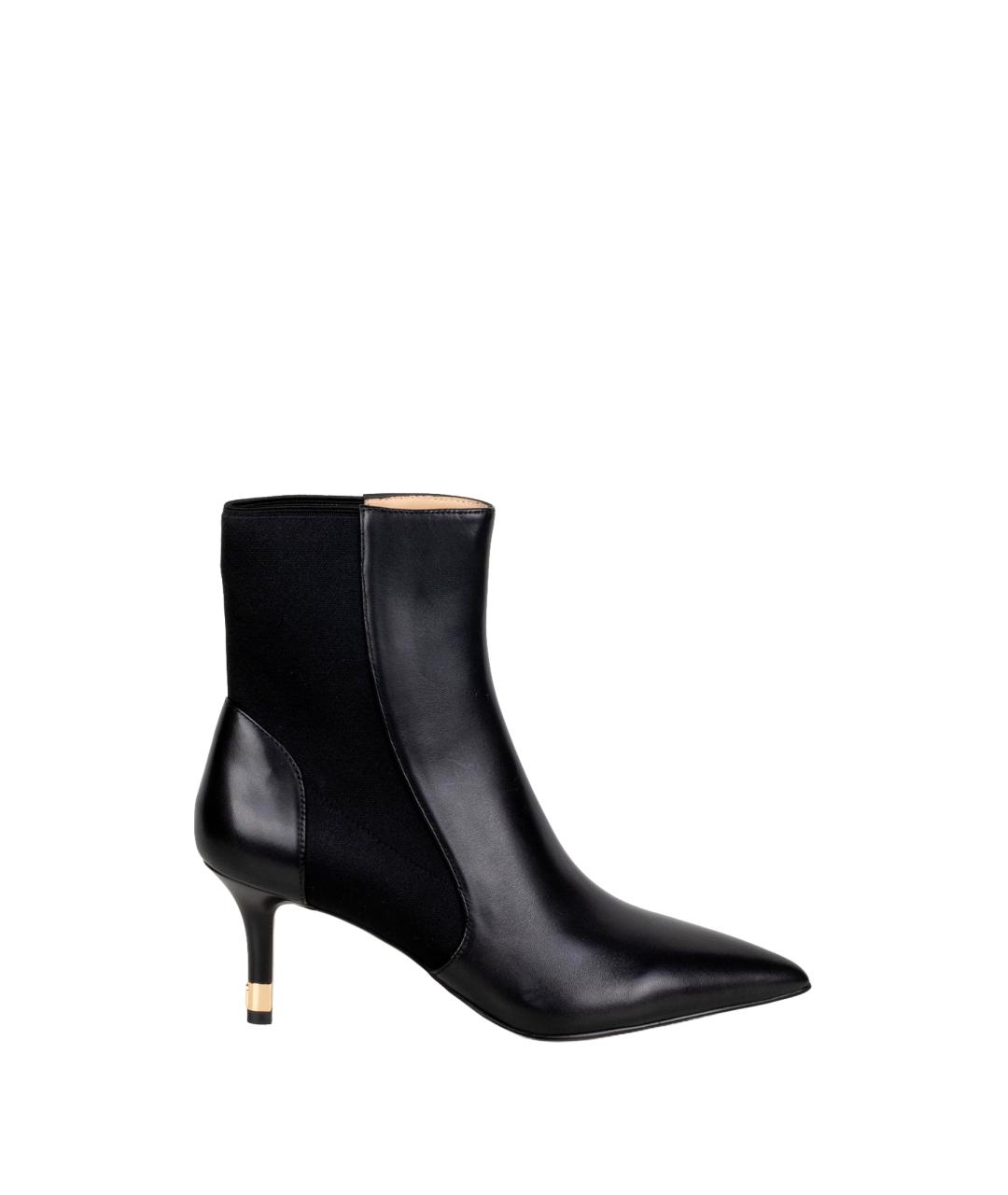 FURLA Черные кожаные ботильоны, фото 1