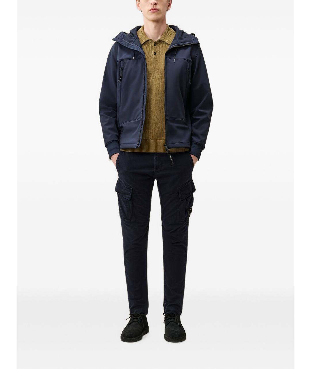 CP COMPANY Синяя полиэстеровая куртка, фото 5