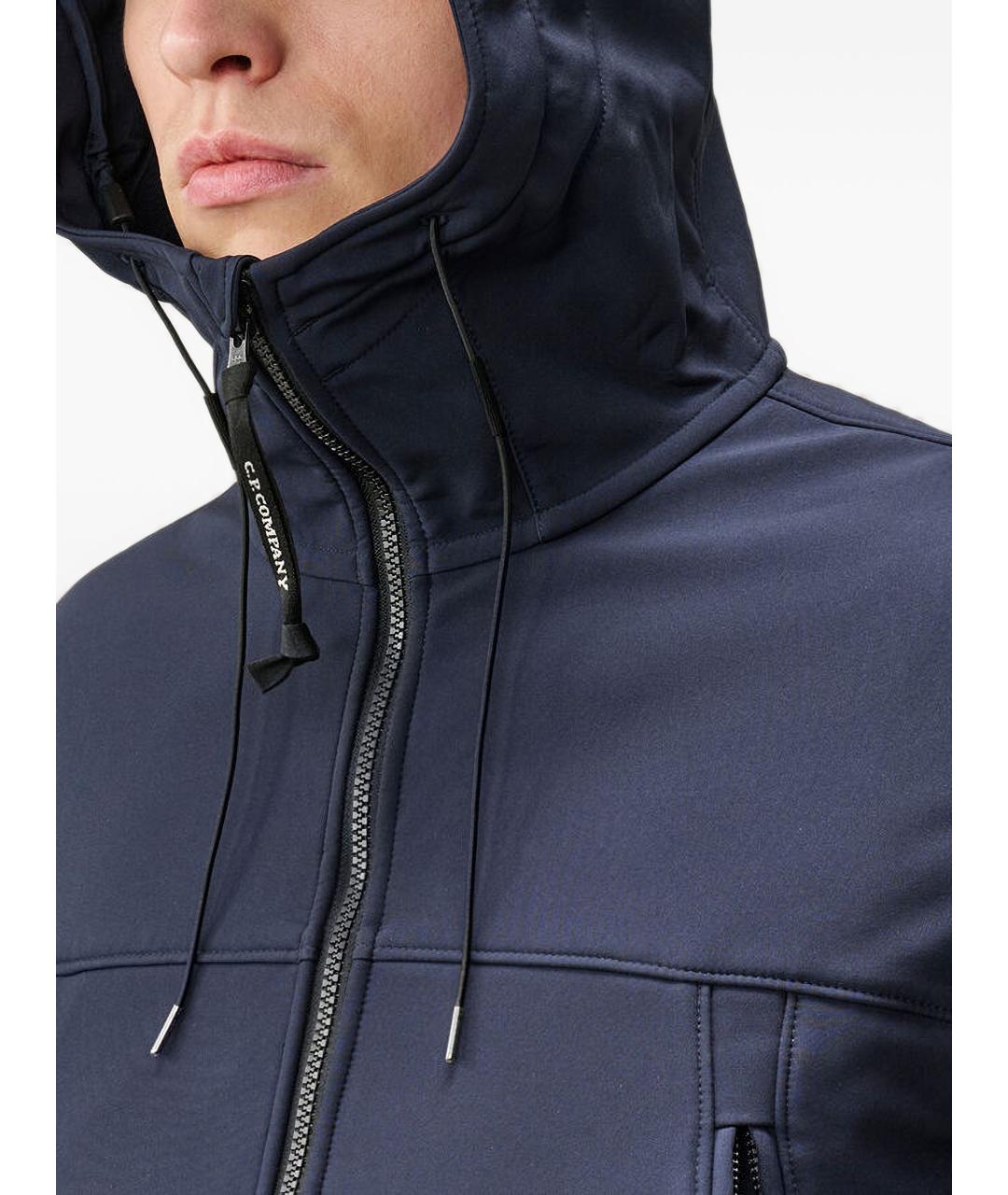 CP COMPANY Синяя полиэстеровая куртка, фото 4